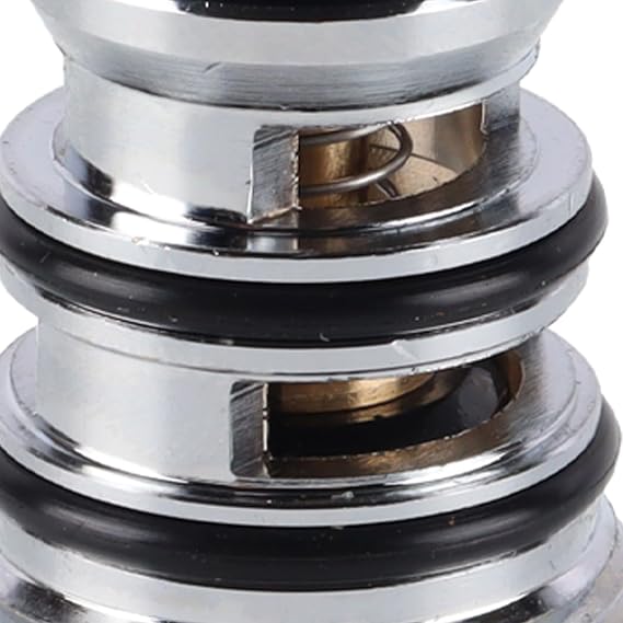 Spring-loaded Chrome-plated Brass Water Diverter Shower Diverter Valve Suitable for Bathroom Water Flow Control