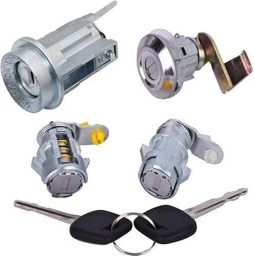 Cerraduras de puerta de encendido y cerradura de gas W/2 llaves para camioneta Toyota 1992-95