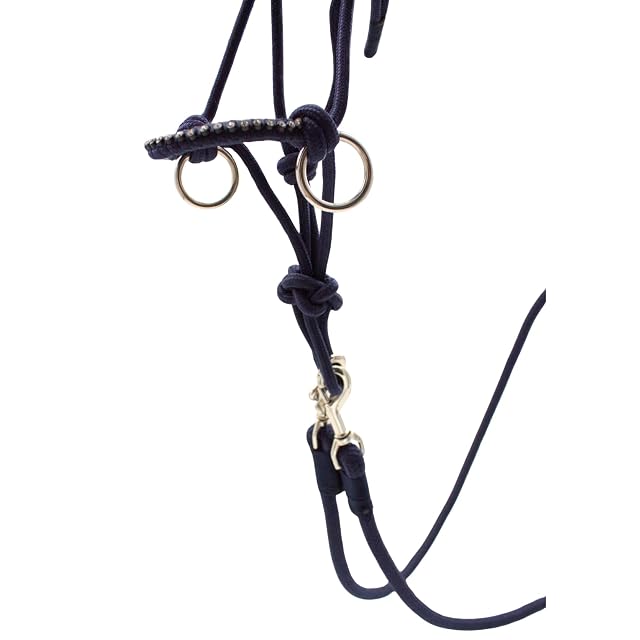 Foto 4 de 8 de PFIFF 103130 Hobby Horse Little Mustang - Juego de Cabestro con riendas (Ajustable), Color Azul