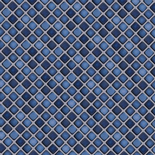 Merola Tile Hudson Diamond Sapphire 12-1/4" x 12-3/8" Porcelain Floor