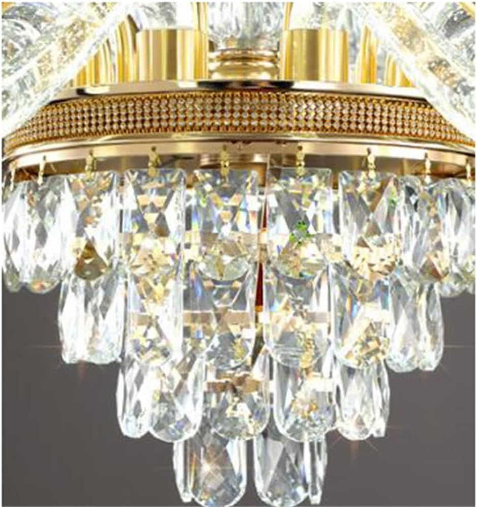 Chandelier, French Crystal Chandelier Living Room Lamp Arm Luminous Dining Room Lamp Crystal Tube Lamp