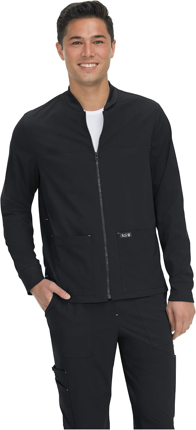 KOI Basics Comfortable & Easy Care Unisex Hayden Scrub Jacket