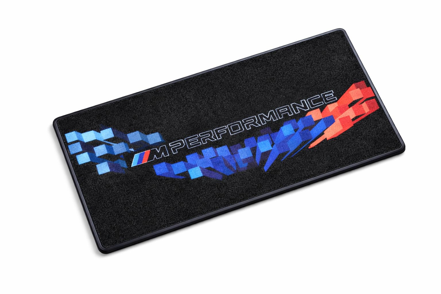 BMW M Performance Pit Lane Matte 140x67 cm Garagenmatte Werkstattmatte Teppich Tuning Fans Geschenkidee Velours Auto Showroom Matte