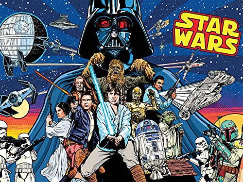 Buffalo Games - Star Wars - Star Wars – Comic Pinball Art - 400 Piece Jigsaw Puzzle for Families -Challenging Puzzle Perfect for Game Nights - Finished Size is 21.25 x 15.00 by Buffalo Games - Image 3