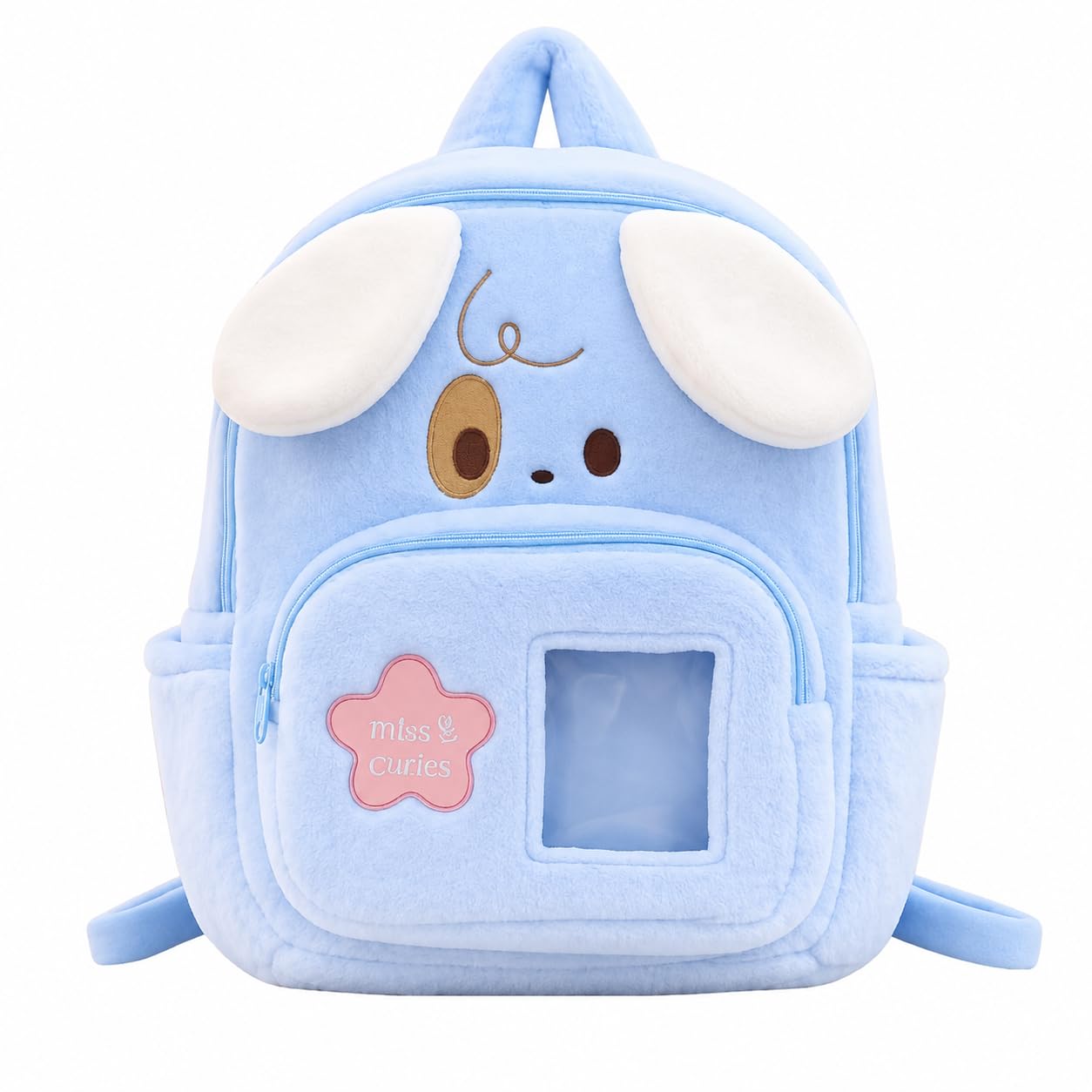 Reflective Geometric Backpack for Girls & Women with Matching Wallet | Holographic Luminous Travel Backpack | Lightweight College-Multicolor-image-23