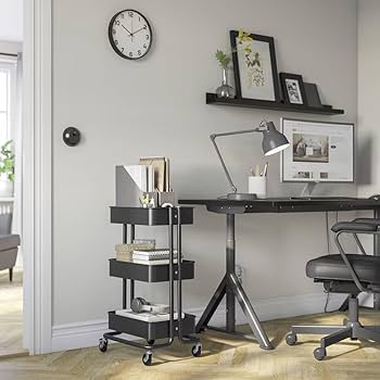 IKEA イケア ロースコグ ワゴン 35x45x77cm グレーブルー RÅSKOG ロースコグ ワゴン, グレーブルー, 35x45x77 cm - IKEA