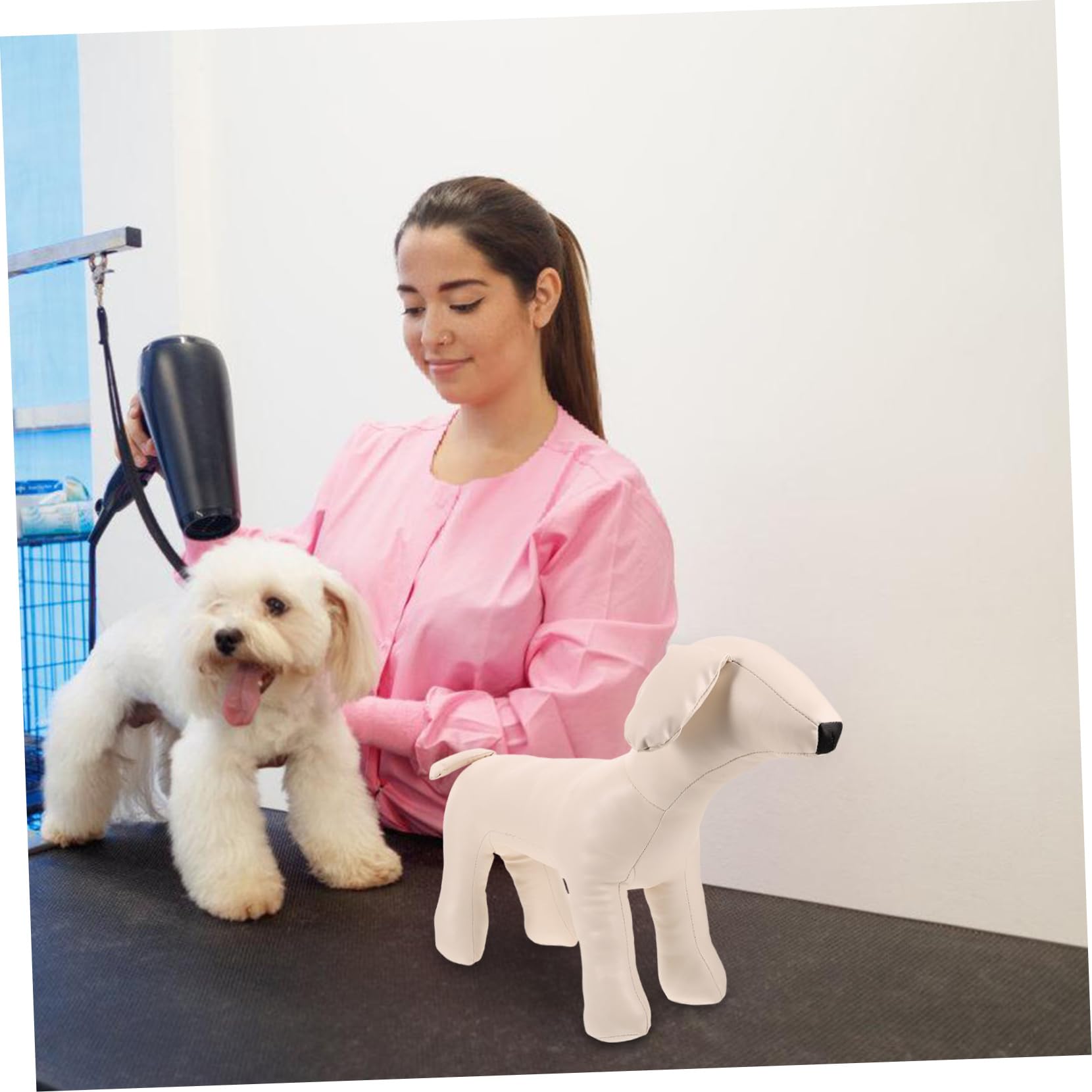 TOYANDONA Manichino Per PU Flessibile Realistico Per Esposizione Abbigliamento Per Animali Domestici Piccole Negozi