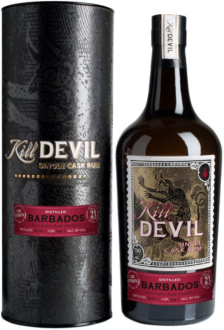 Rhum Kill Devil Barbados 21 ans WIRD le cadeau idéal pour connaisseur