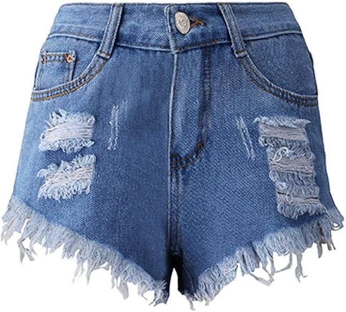 Pantaloncini Di Jeans In Nappa Da Donna Da Pantaloni Spiaggia In Mini Mode  di marca Shorts Pantaloncini Di Jeans Jeans Pantaloncini Di Jeans Con  Taglio Cava Pantaloni Jeans Strappati Pantaloni Caldi :