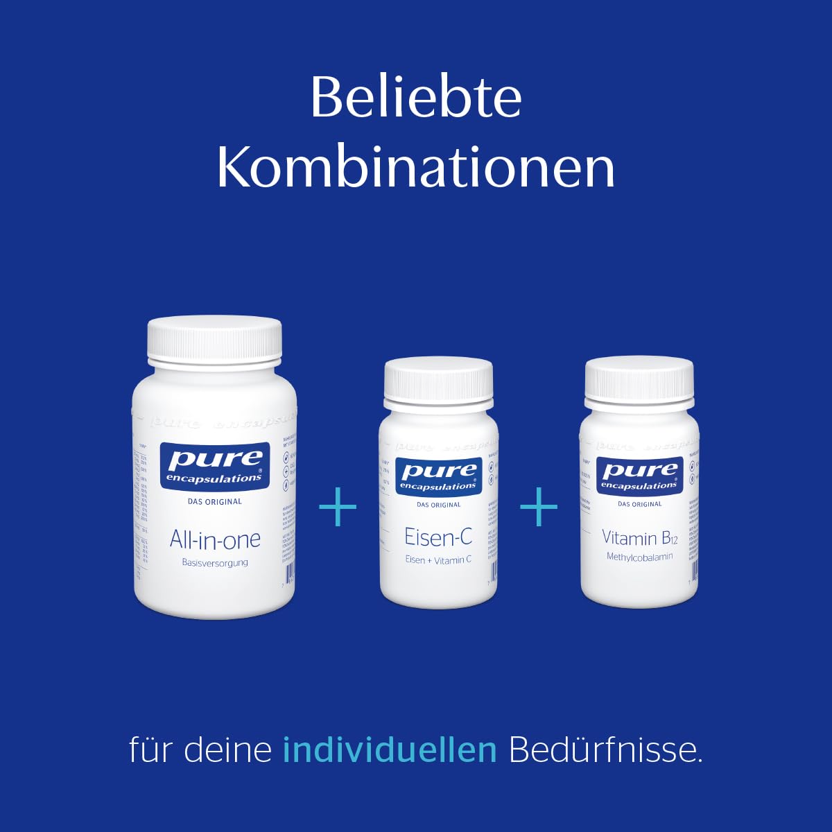 Pure Encapsulations - Eisen C - Immunsystem stärken mit Vitamin C - Für die Blutbildung, Gegen Müdigkeit - Eisencitrat - 60 Kapseln