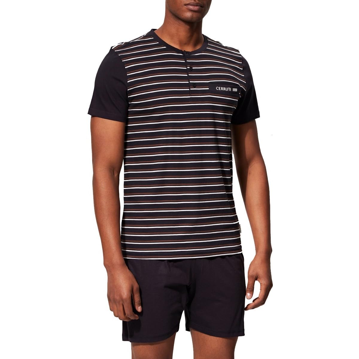 Cerruti 1881 Peignoir à Capuche uni en Polaire Cesar - S