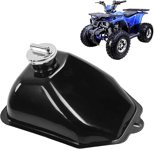 Tanque de combustible para cuatrimotos, tanque de gasolina profesional a prueba de fugas impermeable con tapa de metal para 50 cc, 70 cc, 90 cc, 110