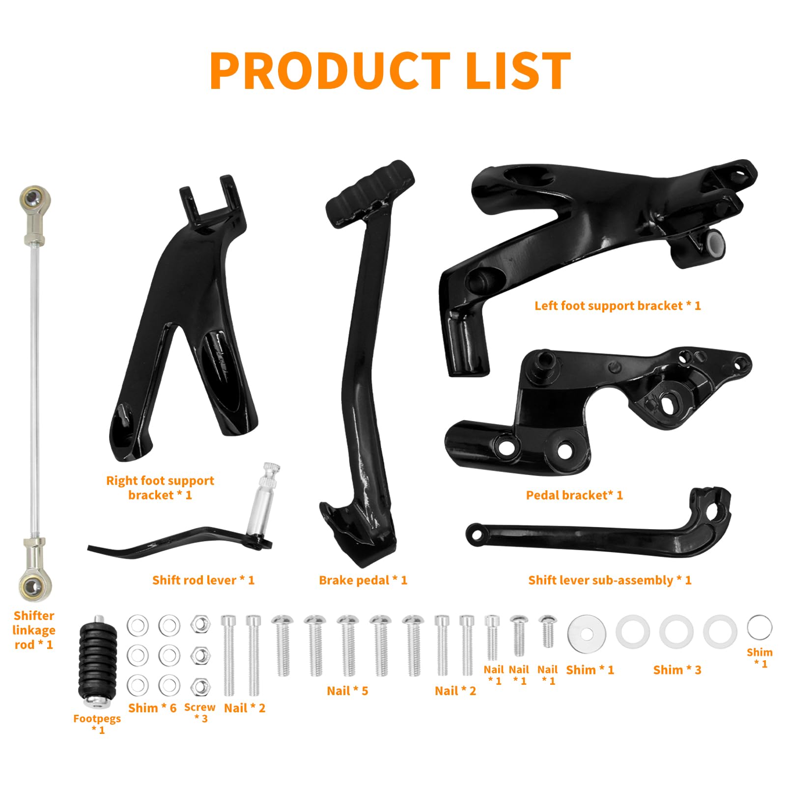 ハーレーダビッドソン用ブレーキリンケージ FXLRS FXBB FXLRST SPEEDRA スピードラ アジャスタブルブレーキリンケージ SOFTAIL