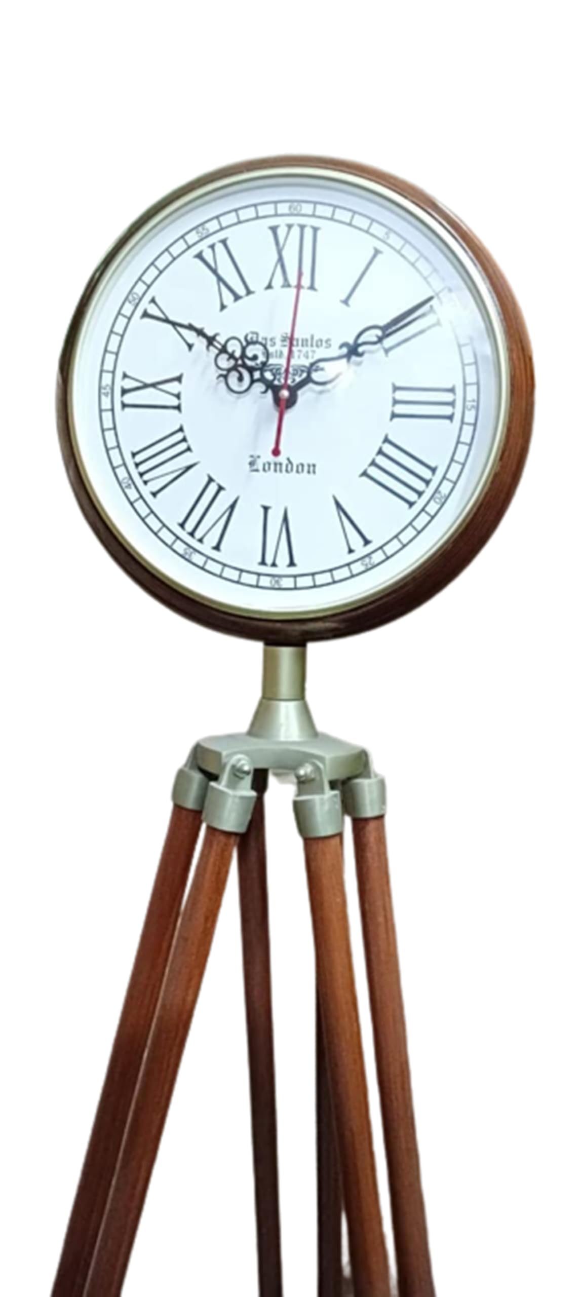Moderne Standuhr, Vintage, Holzstativ, Standuhr, Eckständer, Schlafzimmer, Wohnzimmer, Bodenuhr, viktorianische Heimdekorationsuhr