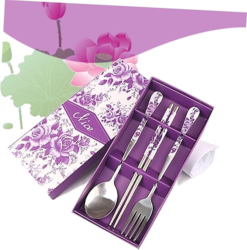 Miniatura 6 de NAMOARLY Palillos portátiles cuchara de acero inoxidable