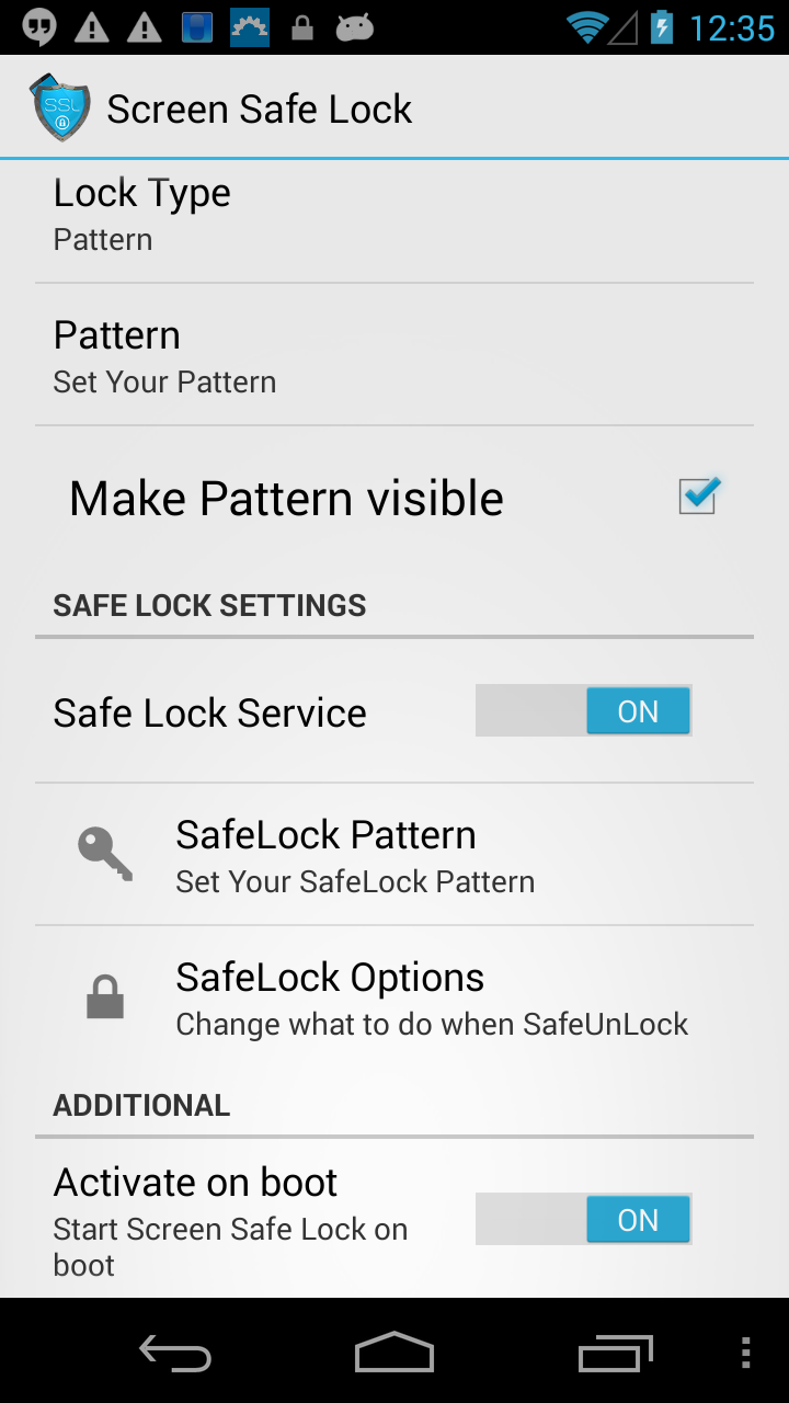 Screen Safe Lock App on Amazon Appstore