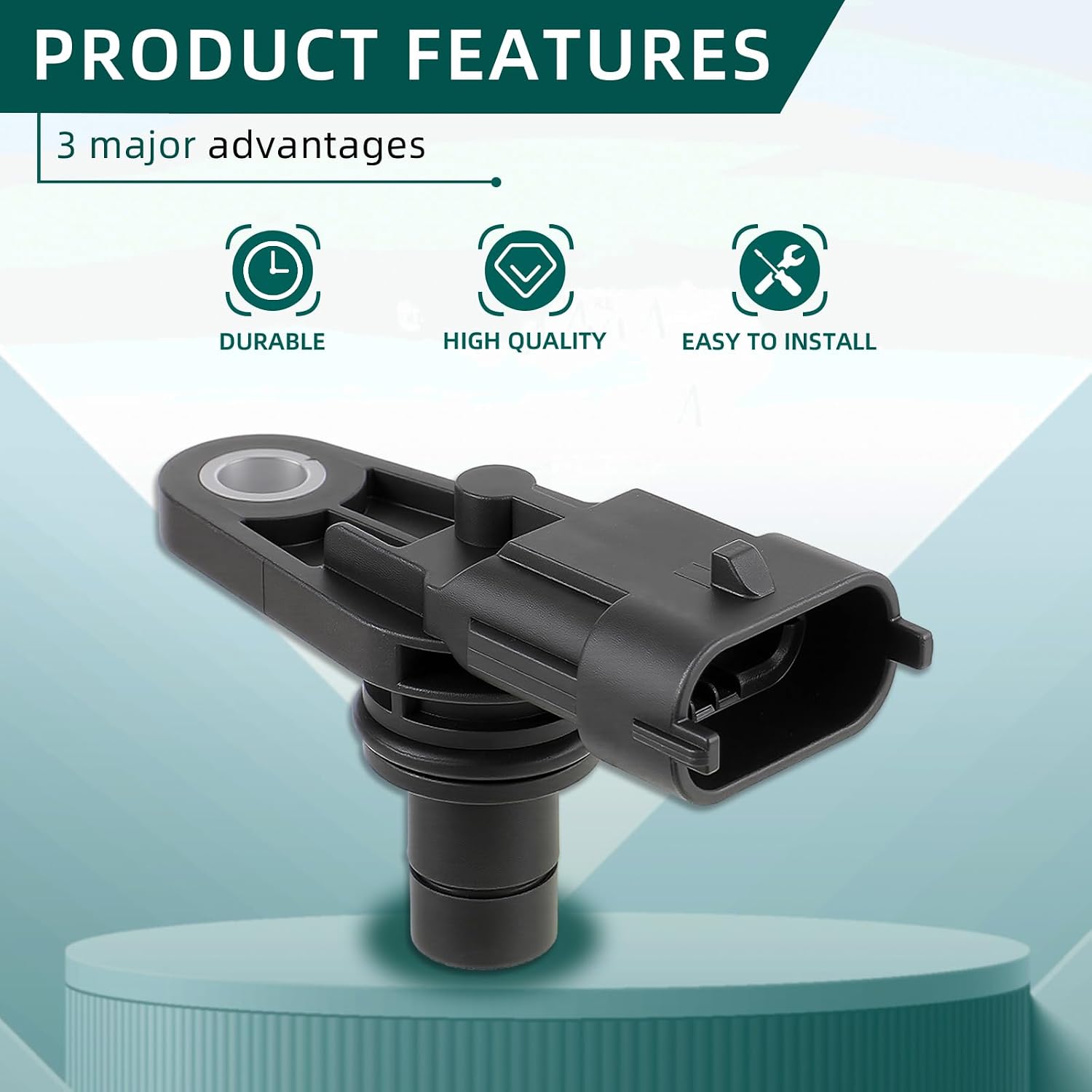 AUTOKAY Pack of 4 Engine Cam Shaft Camshaft Position Sensor Fits for Buick Enclave Lacrosse for Cadillac CTS SRX STS
