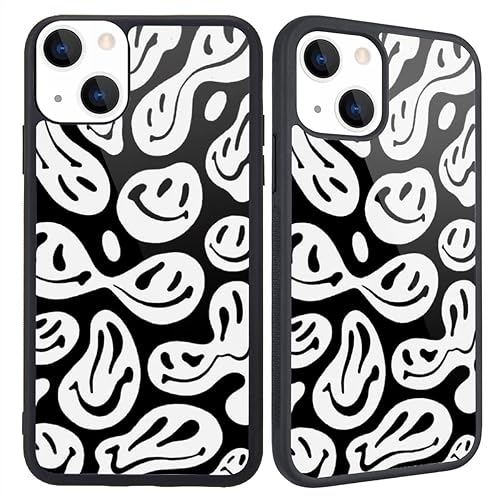 Miniatura 8 de MAYCARI Funda compatible con iPhone 13, diseño de dinosaurio de dibujos animados azules para niñas y mujeres, diseño de animales lindos animales