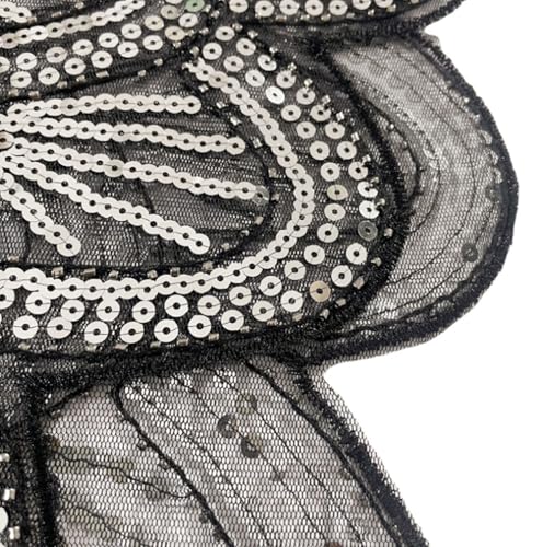 Women's 1920s Shawl Lace Evening Cape Flapper Cover Up Bridal Shawl Sequin Beaded Shawls and Wraps for Evening Dresses4