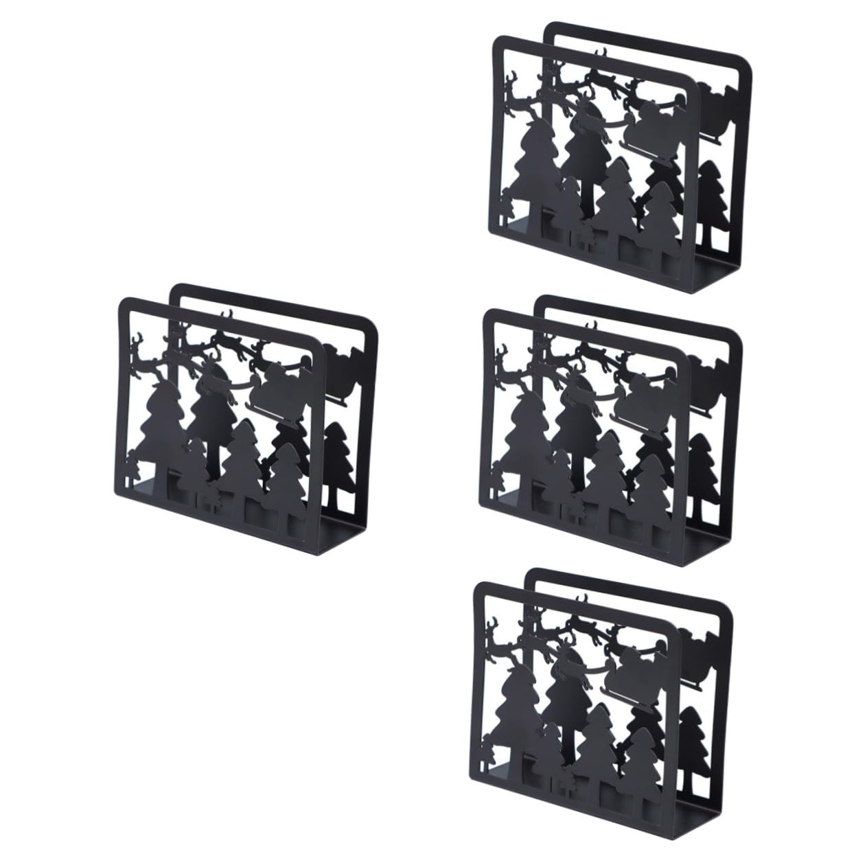 PRETYZOOM 4 Uds Servilletero Dispensador De Pañuelos Dispensador De Toallas De Papel Dispensador De Servilletas Decoración De Mesa Cesta De Toallas Para Invitados Decoración Navideña