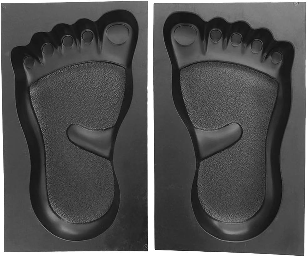 1 Pair Foot Print Stepping Concrete Stone Paving Mold Maker For Garden
