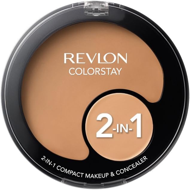 Revlon Colorstay 2 In 1 Compact Makeup + Concealer, Warm Golden 310