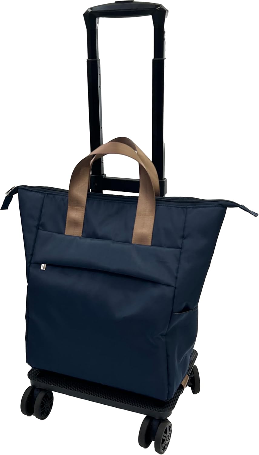 Cocoro 571101 Shopping Carry Cart/Plano 4 Wheel Cart Navy