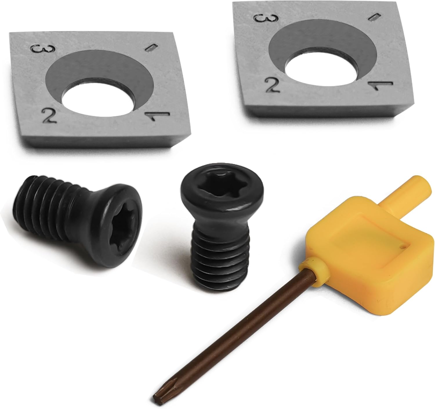 Hollowing Tool Overall length 22 1/2" Carbide Tipped Large Curved For Woodturning，Beech handle length: 15 1/2", Tool bar length: 7", with 8.9 * 2mm-30°TCT ROUND BLADE