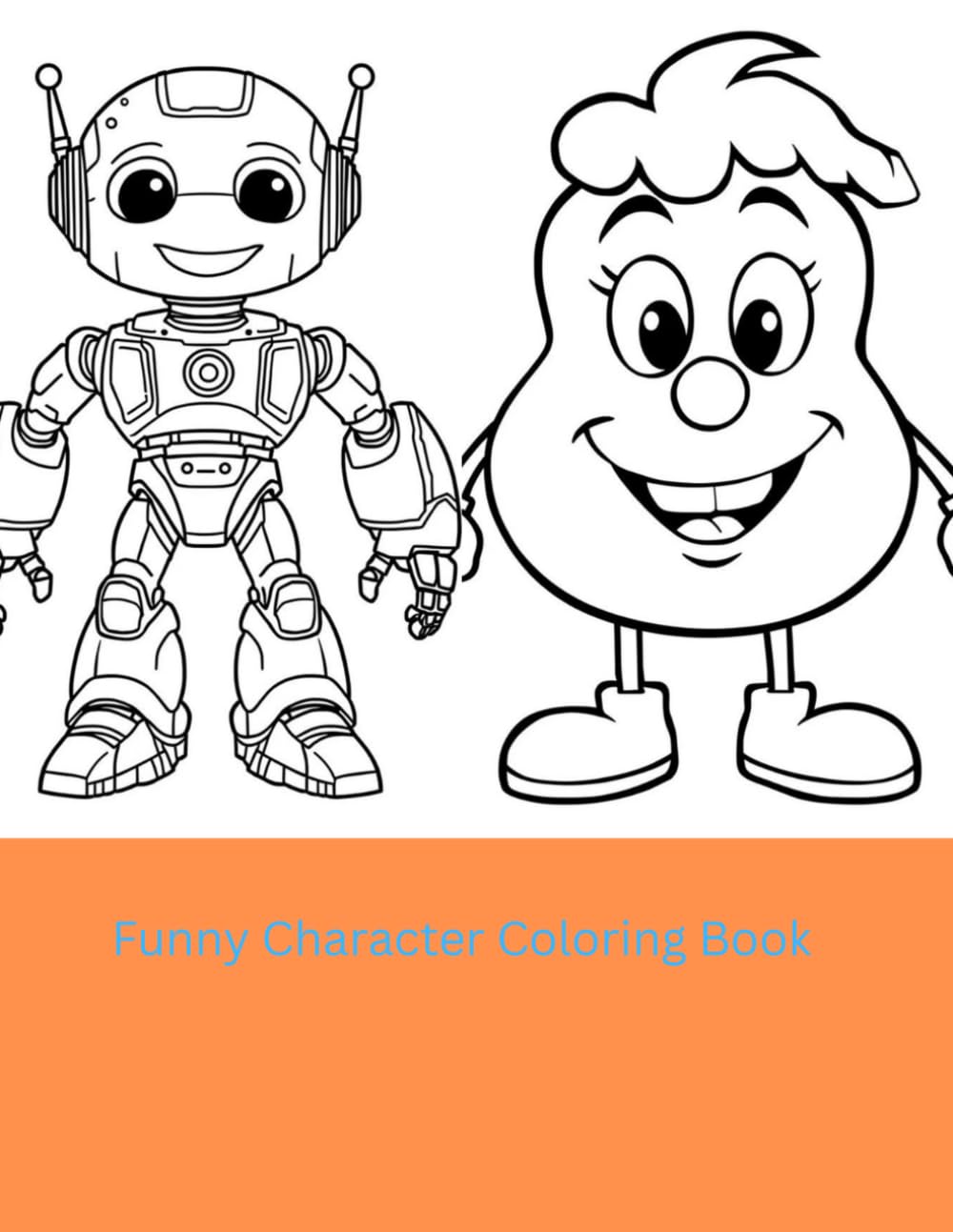 Funny Characters Coloring Book