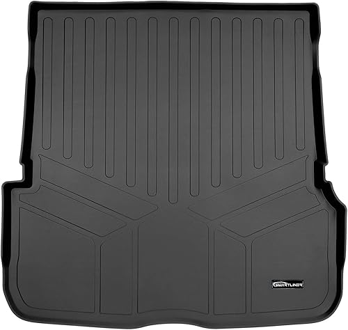 SMARTLINER Tapete de suelo personalizado para maletero de carga para Mercedes-Benz Clase GLS 7 2020-2025 con asientos de banco de segunda fila