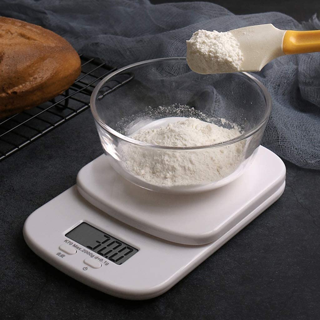 Bilance elettroniche per Cucina Bilancia Elettronica da Cucina, Display LCD per Cottura Peso degli Alimenti Controllo ad Alta precisione delle Calorie Pesatura,Green