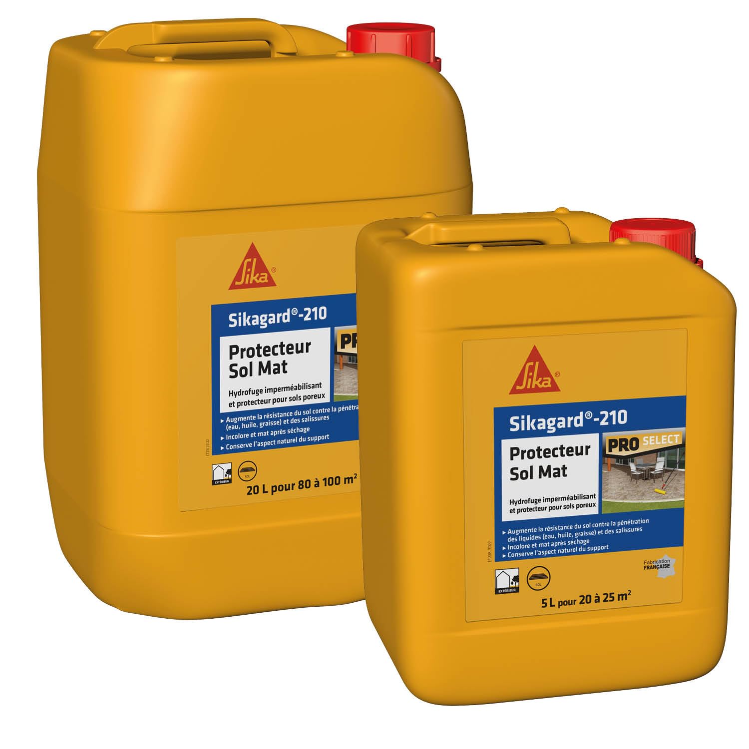 Imperméabilisant effet mat Sikagard Protection Sol pour la protection et l'étanchéité des sols