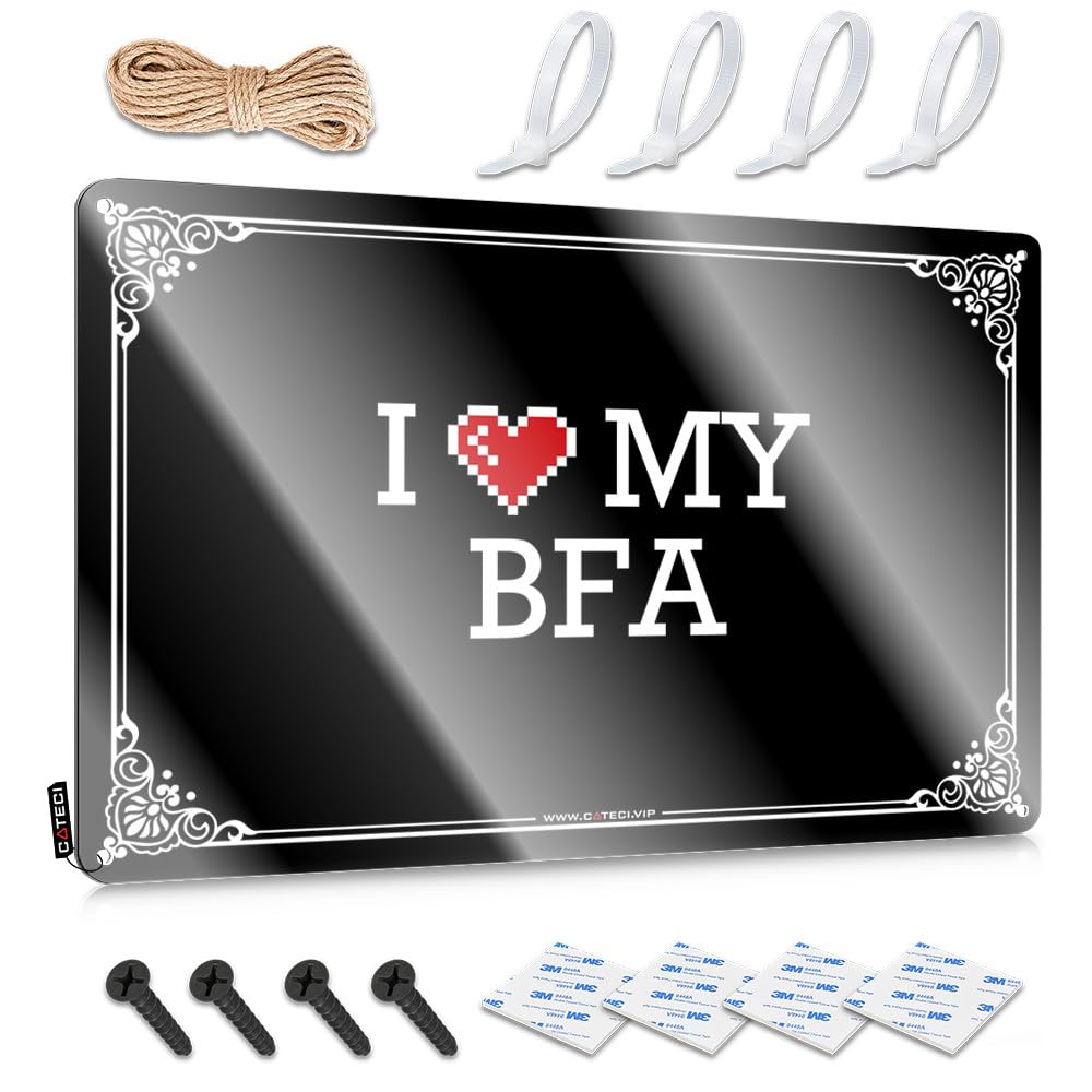Fzfn Colour I Love My Bfa Tin Metal Sign Housewarming Decorative | Amazing Custom Hanging Art For Score Living Room(30X40cm)