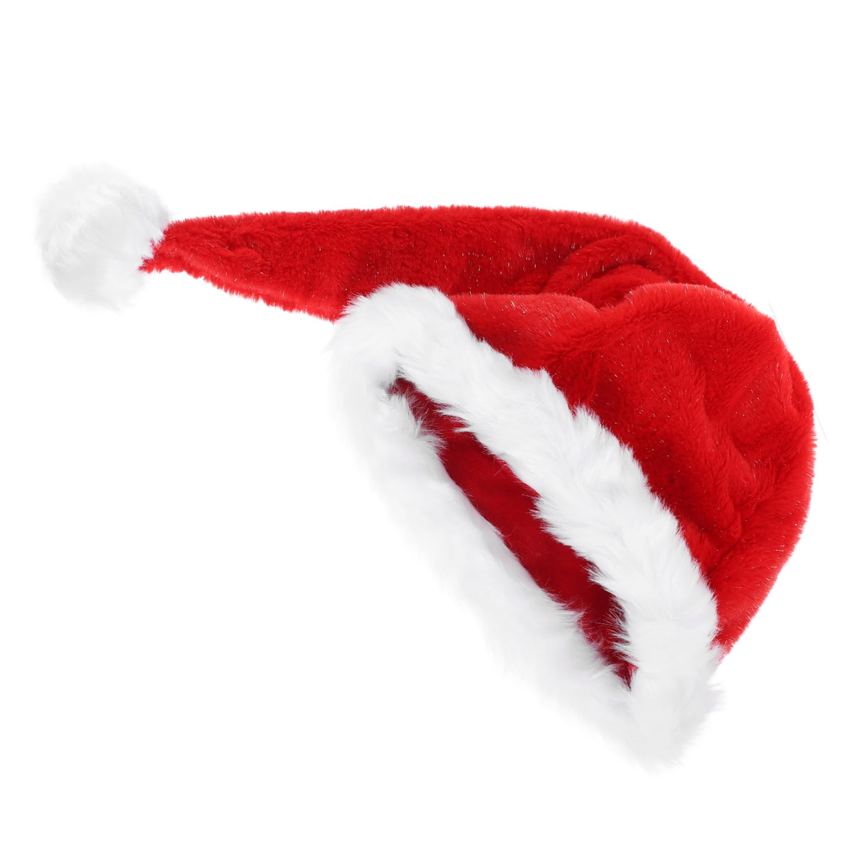 sombrero de Santa Navidad adulto pequeño cálido feo christmas hat sombreros navideños decoração de decoración de gorro de Papá Noel gorros navideños Felpa rojo