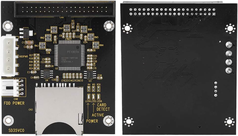 SUNGOOYUE SD to IDE Adapter, SD Memory Card to 3.5Inch 40Pin Male IDE Hard Disk Drive Adapter Secure Digital Converter
