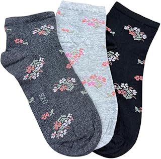 Solo Women Trendy Ankle Pack Of 3 Socks