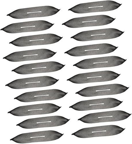 TIDTALEO Juego de 20 perchas antideslizantes con cubierta de espuma para ropa, color negro