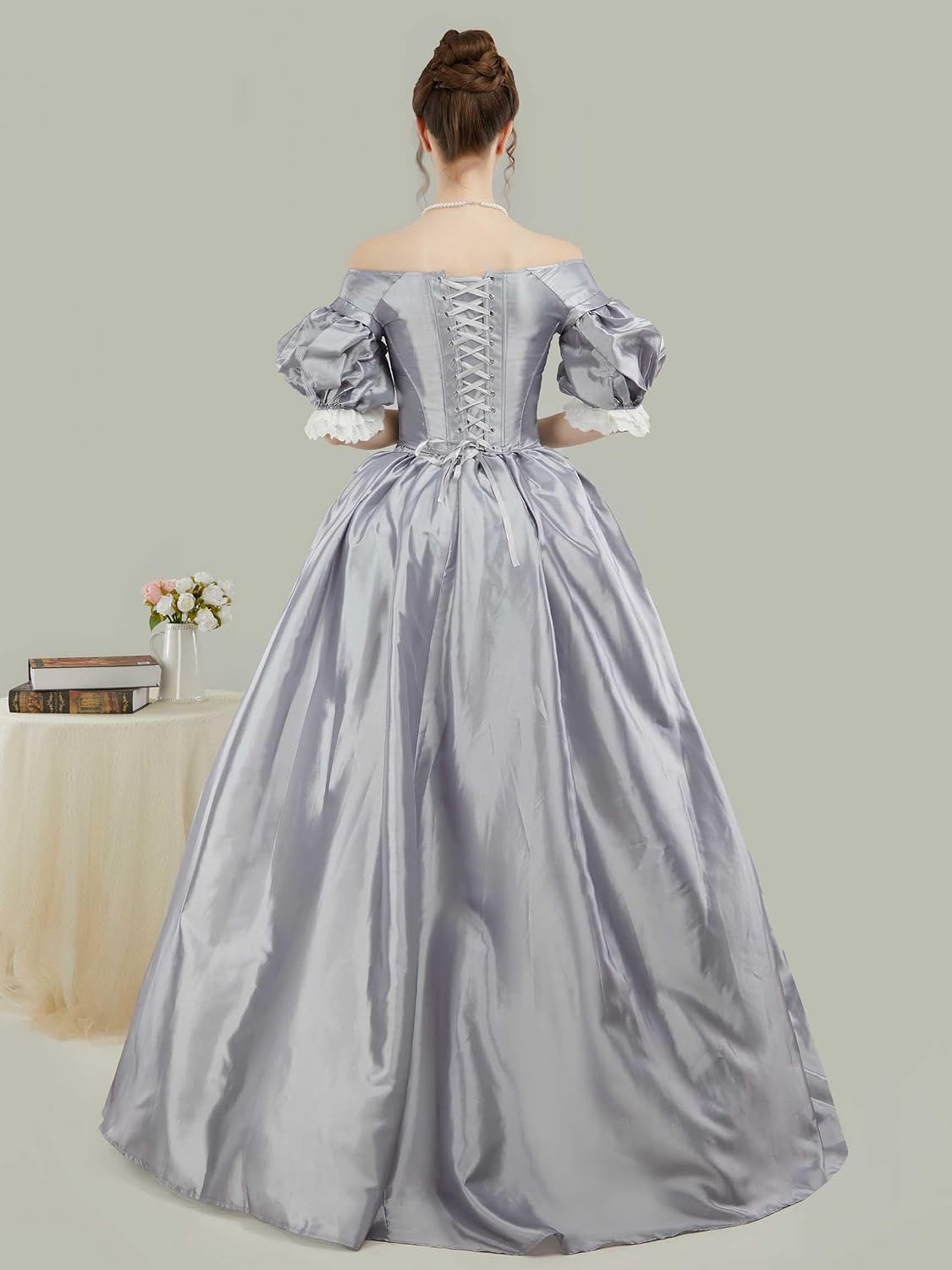 daizbella Renaissance Costume Corset Top and Skirt Victorian Edwardian Dress for women Medieval Baroque Costume