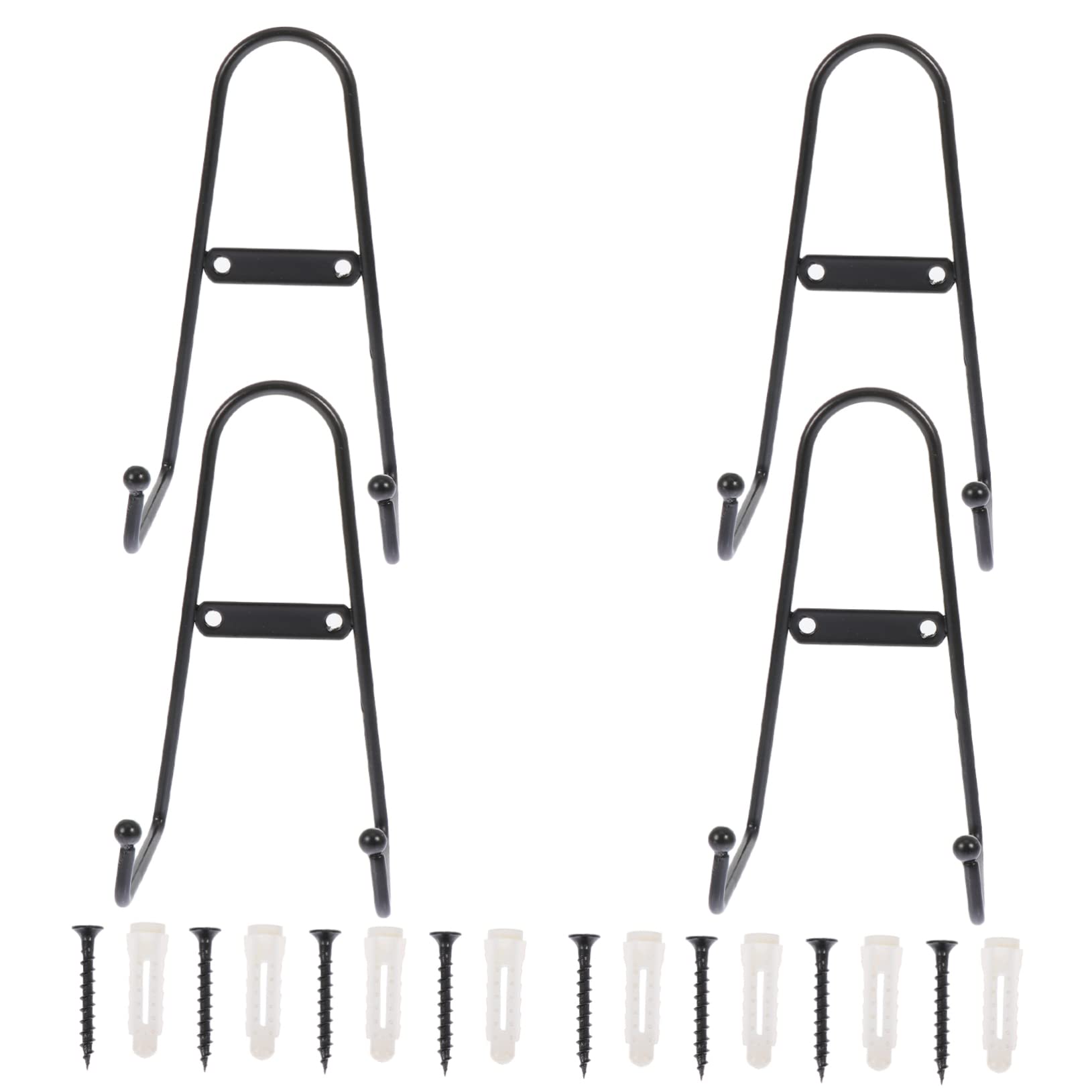 PRETYZOOM Display Stands for Plate 4pcs Ceramic Plate Stand Home Decor Metal Display Rack Multipurpose