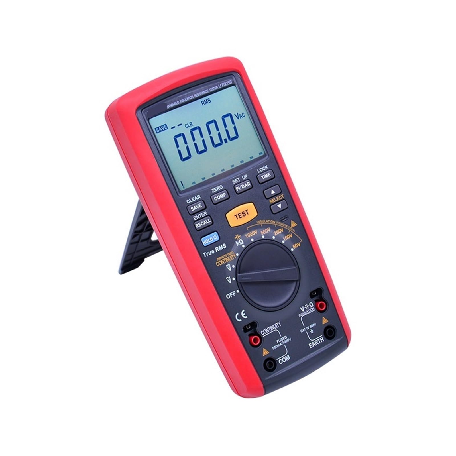 Digital Resistance Meter Testeur De Résistance D'isolement Portable UT505B ; Multimètre Numérique True RMS DC AC Volt Ohm Meter ; Mégohmmètre 1KV Stockage De Données