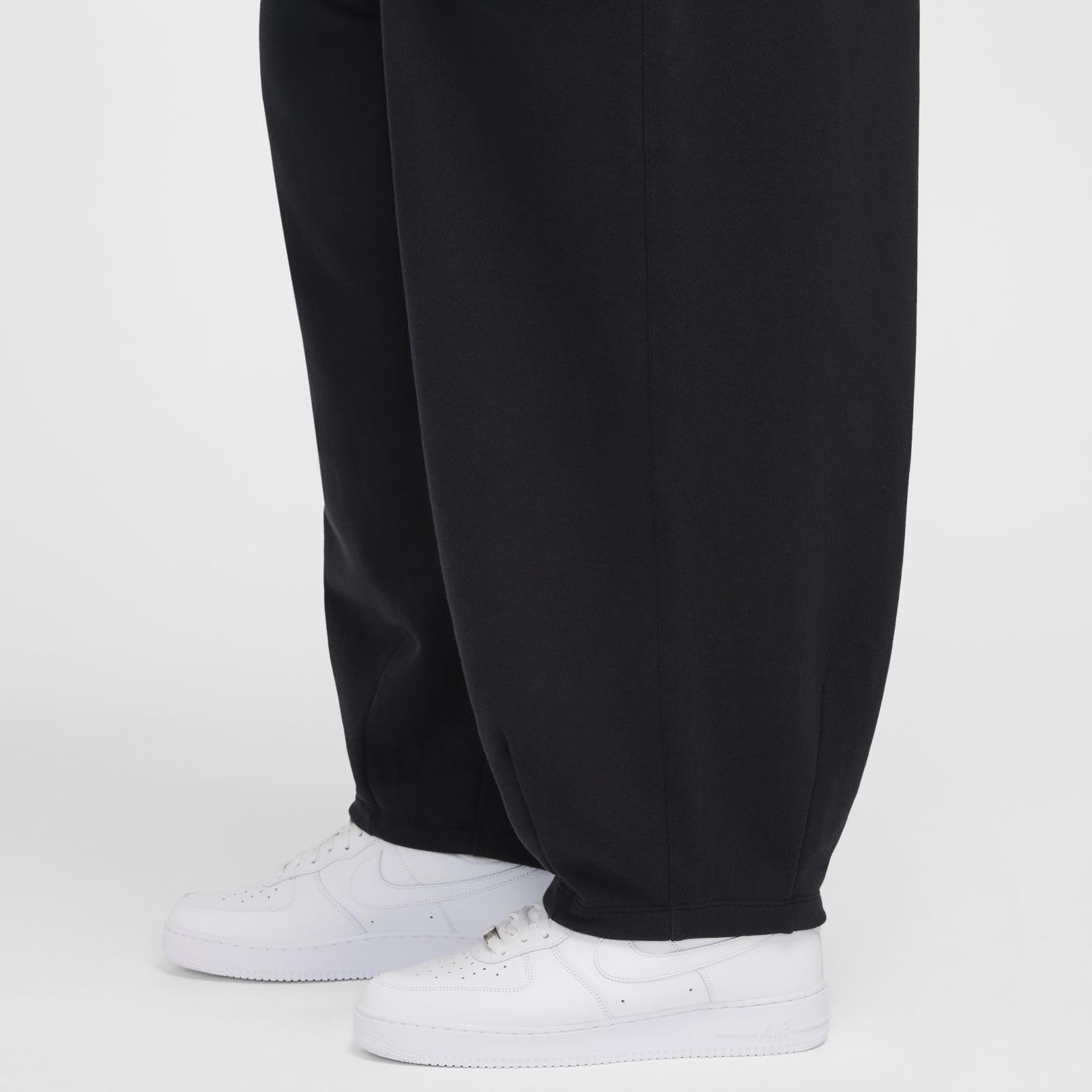 Nike Club Fleece Oversize-spodnie męskie z French Terry, czarny/czarny/biały, HJ1822-010, S