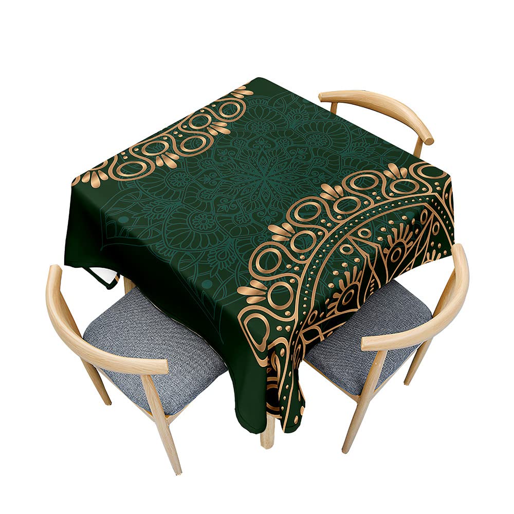 Nappe carrée 140x140cm imperméable décoration maison table jardin