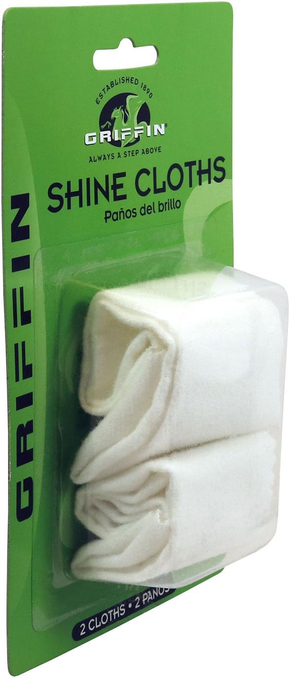 Griffin Shoe Care - Shine Cloths - Polishing and Buffing Multipurpose Wipes