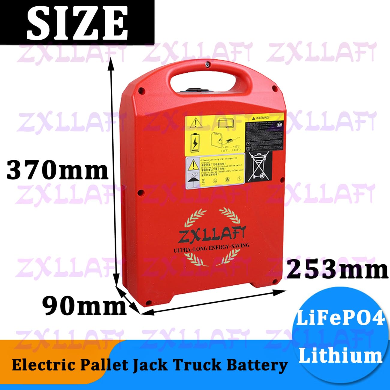 48 V 24 V Batteria transpallet Elettrico per CBD18/20J-LI3 | Batteria al litio per carrello elevatore elettrico CBD15J-LI3 Batterie ricaricabili LiFePO4 con caricatore e guscio ABS