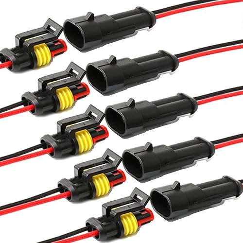 Miniatura 7 de Way Car - Conector eléctrico impermeable de 16 AWG, conector de 3 pines, conectores de cable eléctrico para coche, camión, barco y otras conexiones
