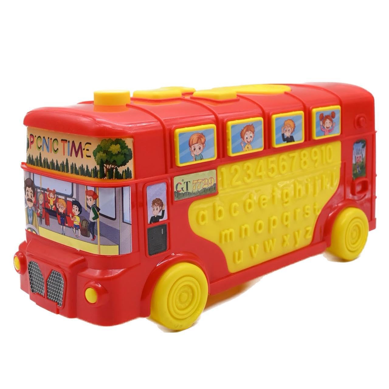 PLAST BOY Big Bus Toy for Kids | Heavy Duty Stylish Big Size Bus | Non Electric Bus Vehicle (Red) (B0D14W9TKN) Amazon Price History, Amazon Price Tracker