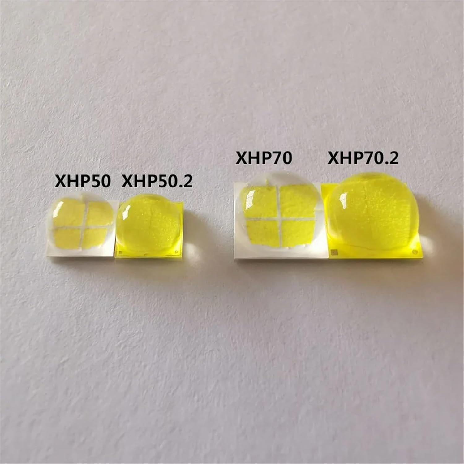 2pcs a lot XHP50/XHP50.2/XHP70/XHP70.2 LED Light-Emitting diodes 6V/12V for Flashlight lamp Beads Cool White LED DIY(2pcs 18W XHP50.2)