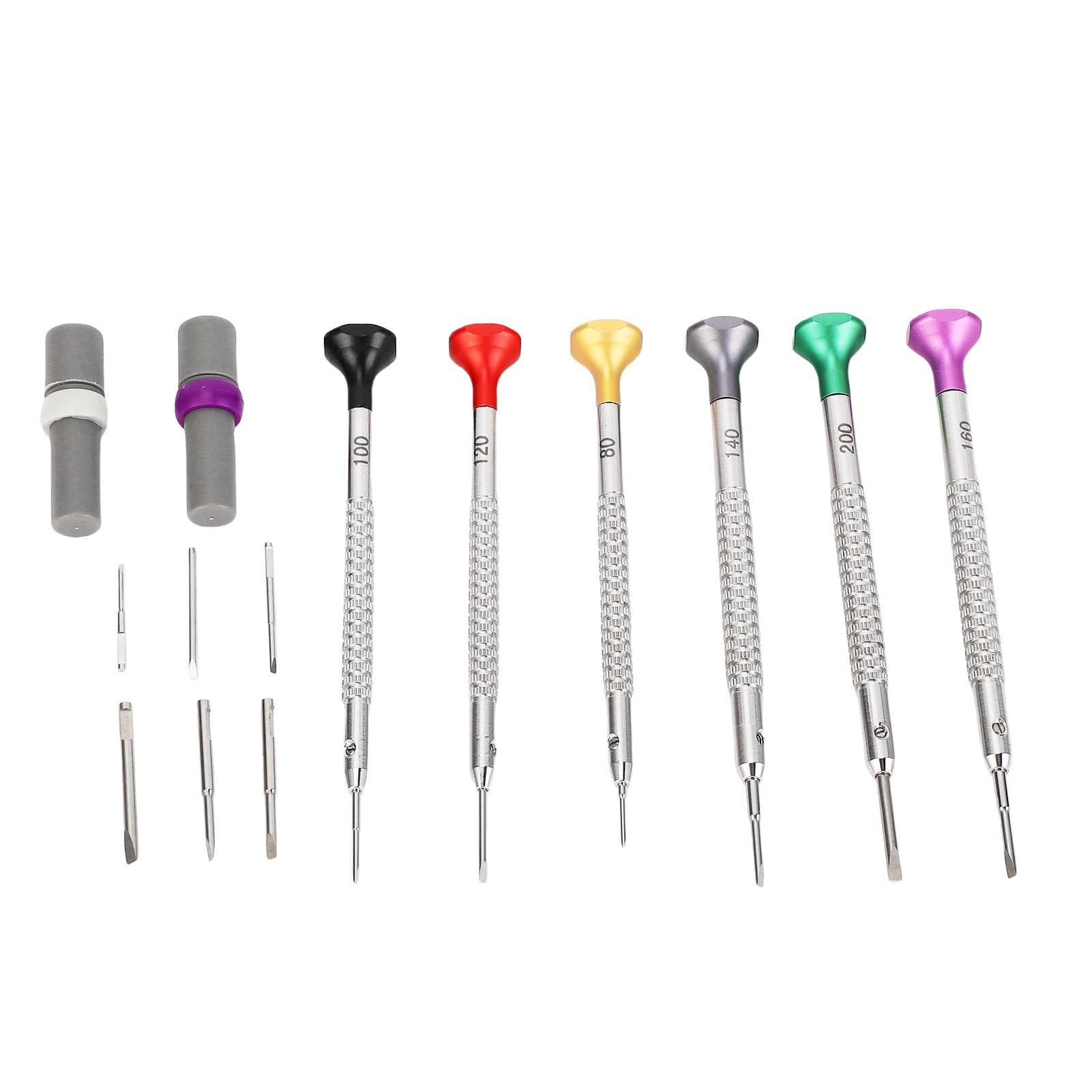 Kit outils de montre Walmeck anti-dérapage pour vis et maintenance S2