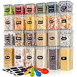 Withosent – Withosent Vorratsdosen Luftdicht 24er Set, Aufbewahrungsbox 