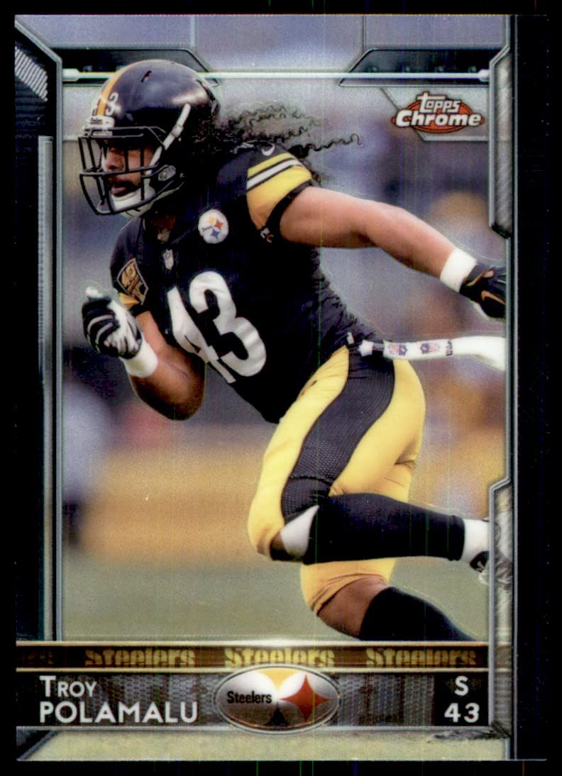 2015 Topps Chrome Troy Polamalu #70 Steelers